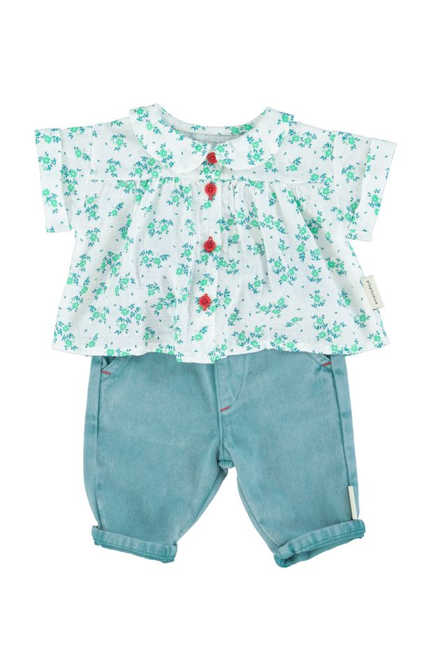 Baby Trouser | Washed Green
