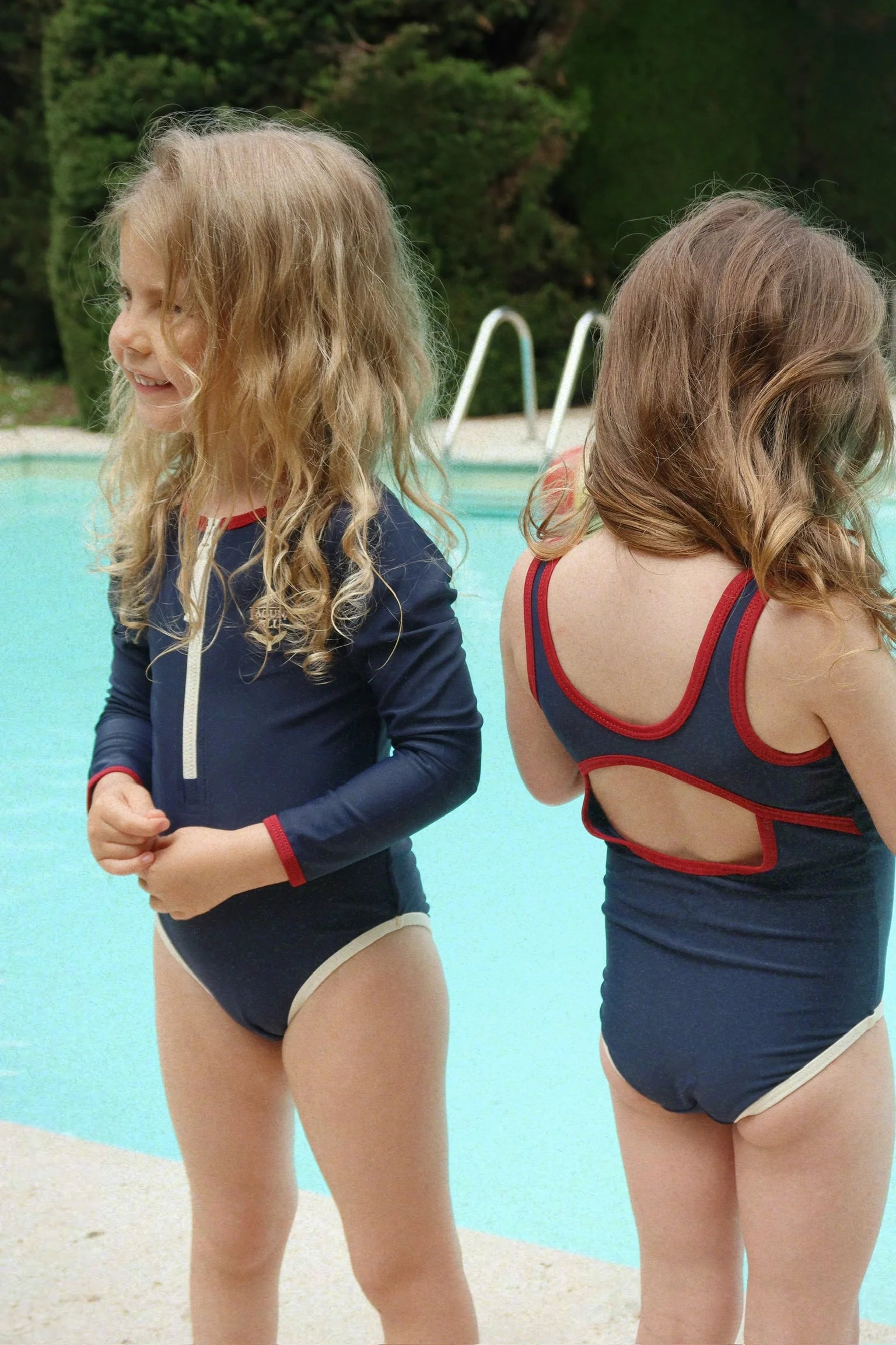 Laguna Long Sleeve Swimsuit | Estate Blue