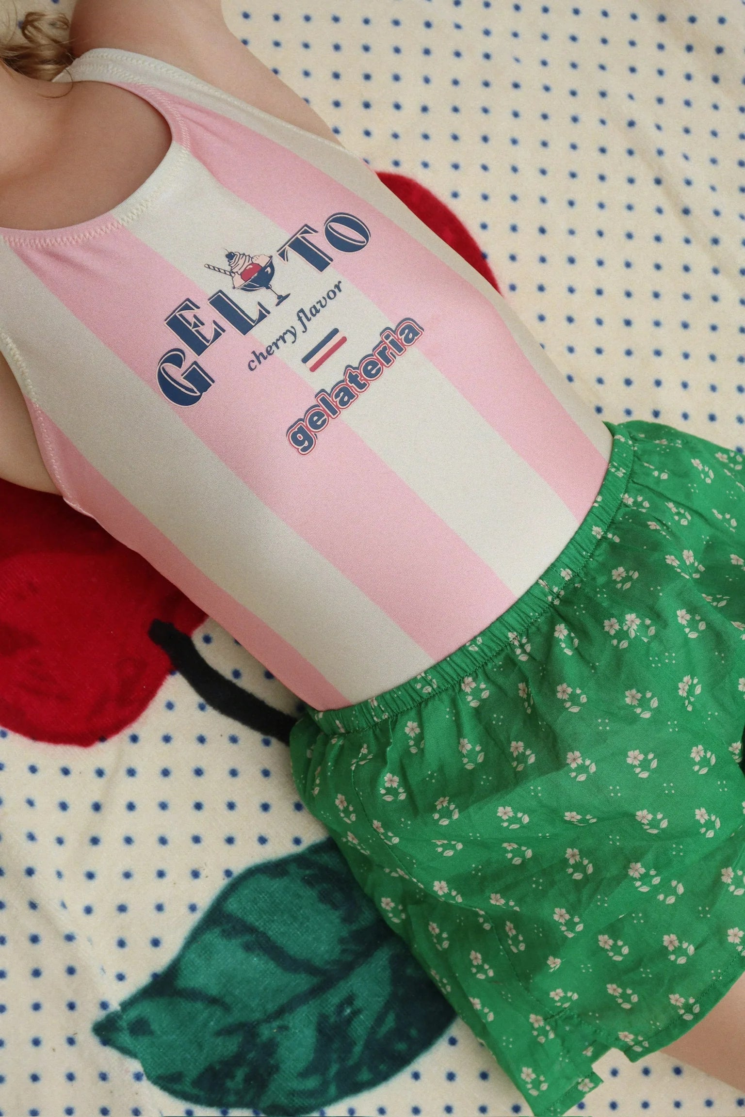 Pomia Swimsuit | Candy Rose Stripe