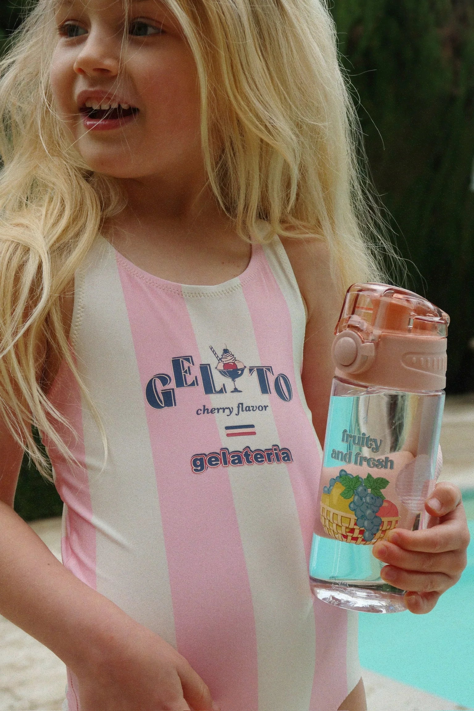 Pomia Swimsuit | Candy Rose Stripe