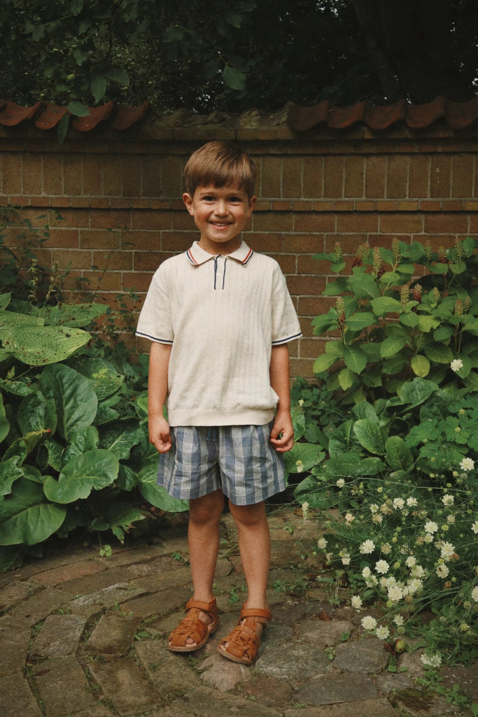 Mio Knit Polo | Almond Milk