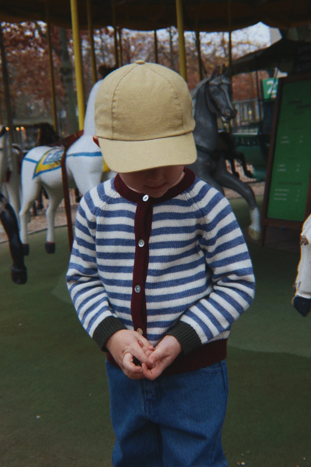 Belou Cardigan | Autumn Stripe