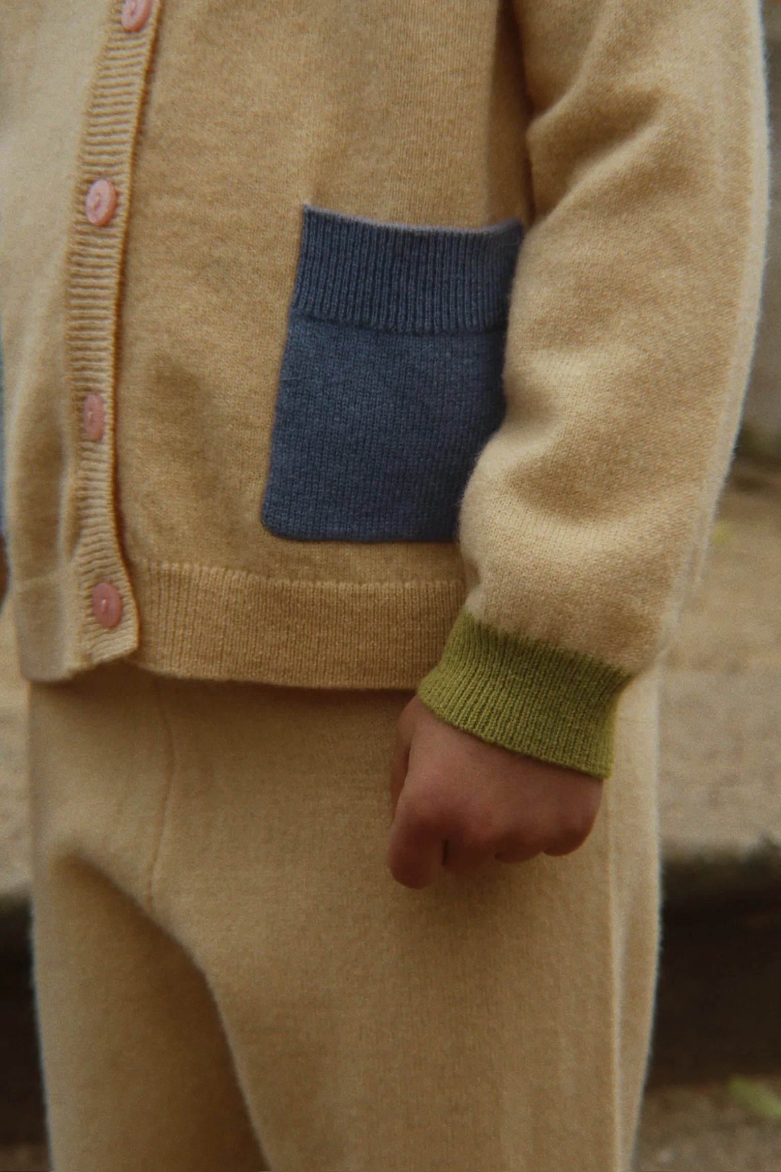 Colletti Cardigan Set | Yellow