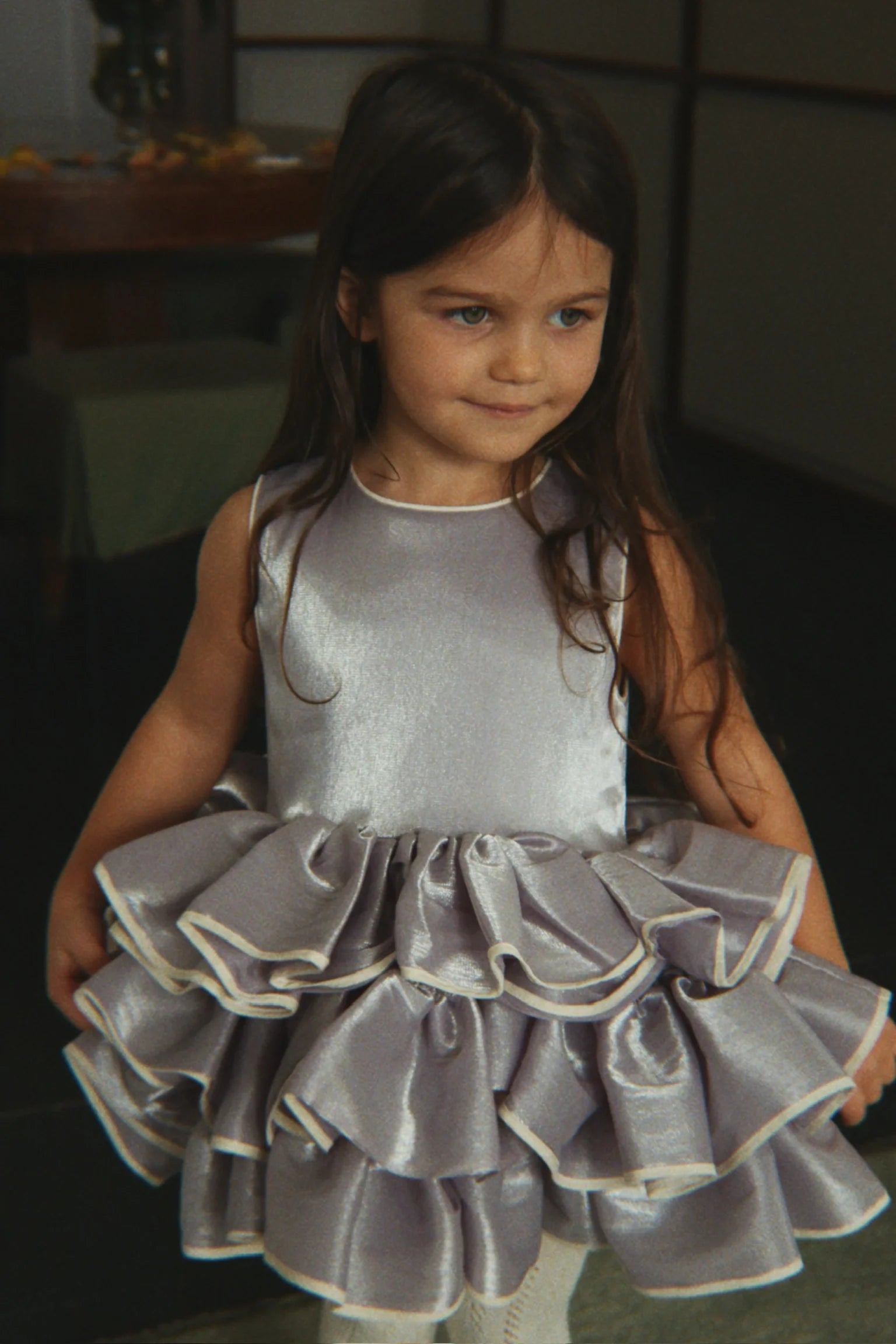 Fia Frill Dress | Sleet