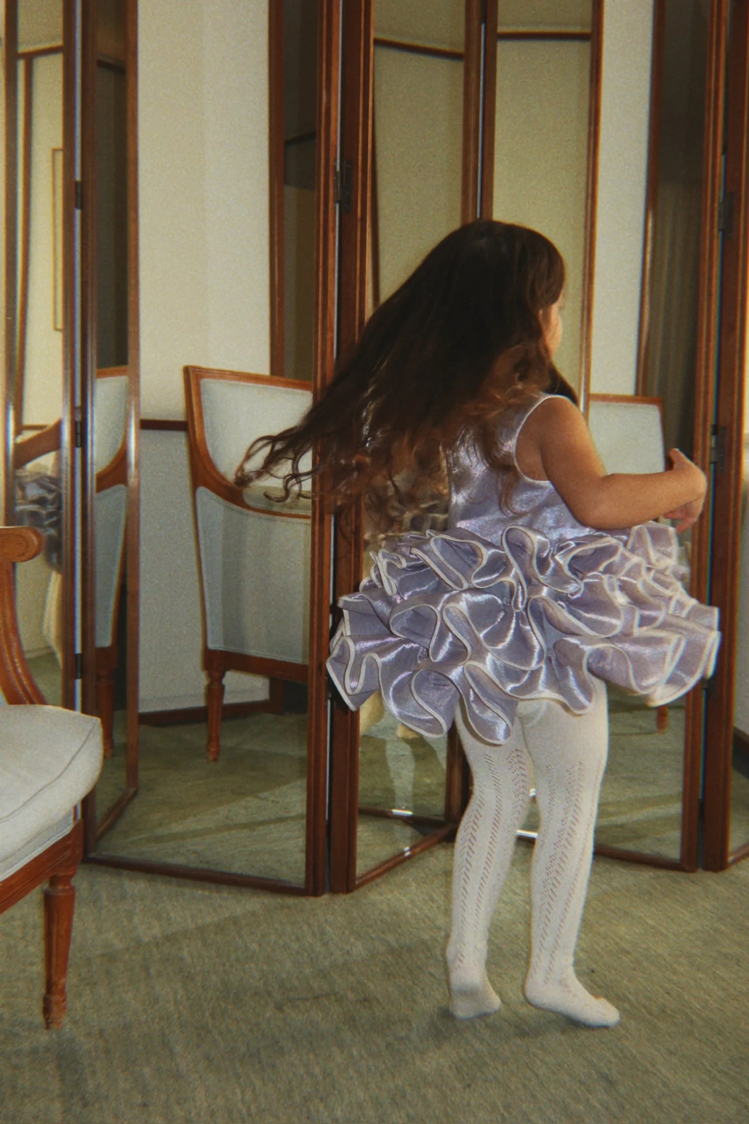 Fia Frill Dress | Sleet