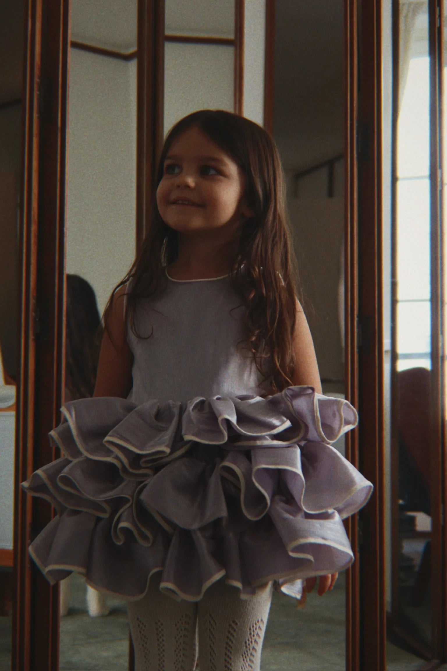 Fia Frill Dress | Sleet