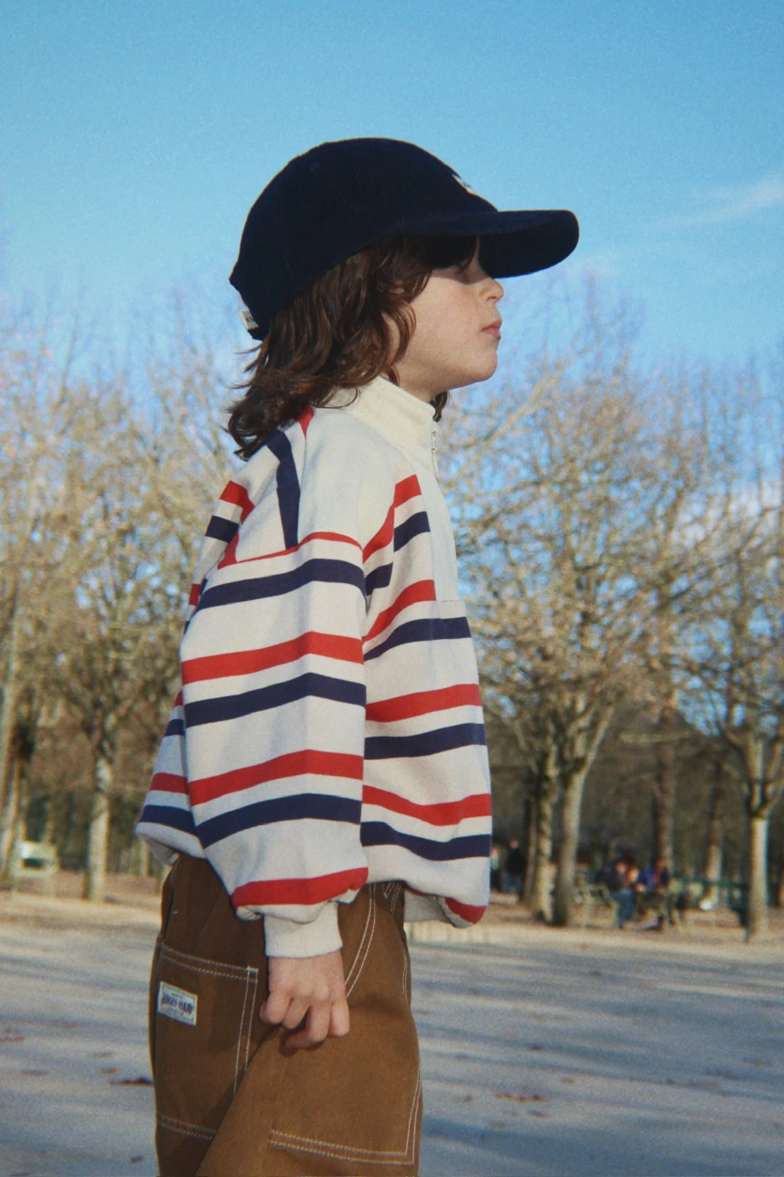 Lou Sweat Set | Tangerine Stripe