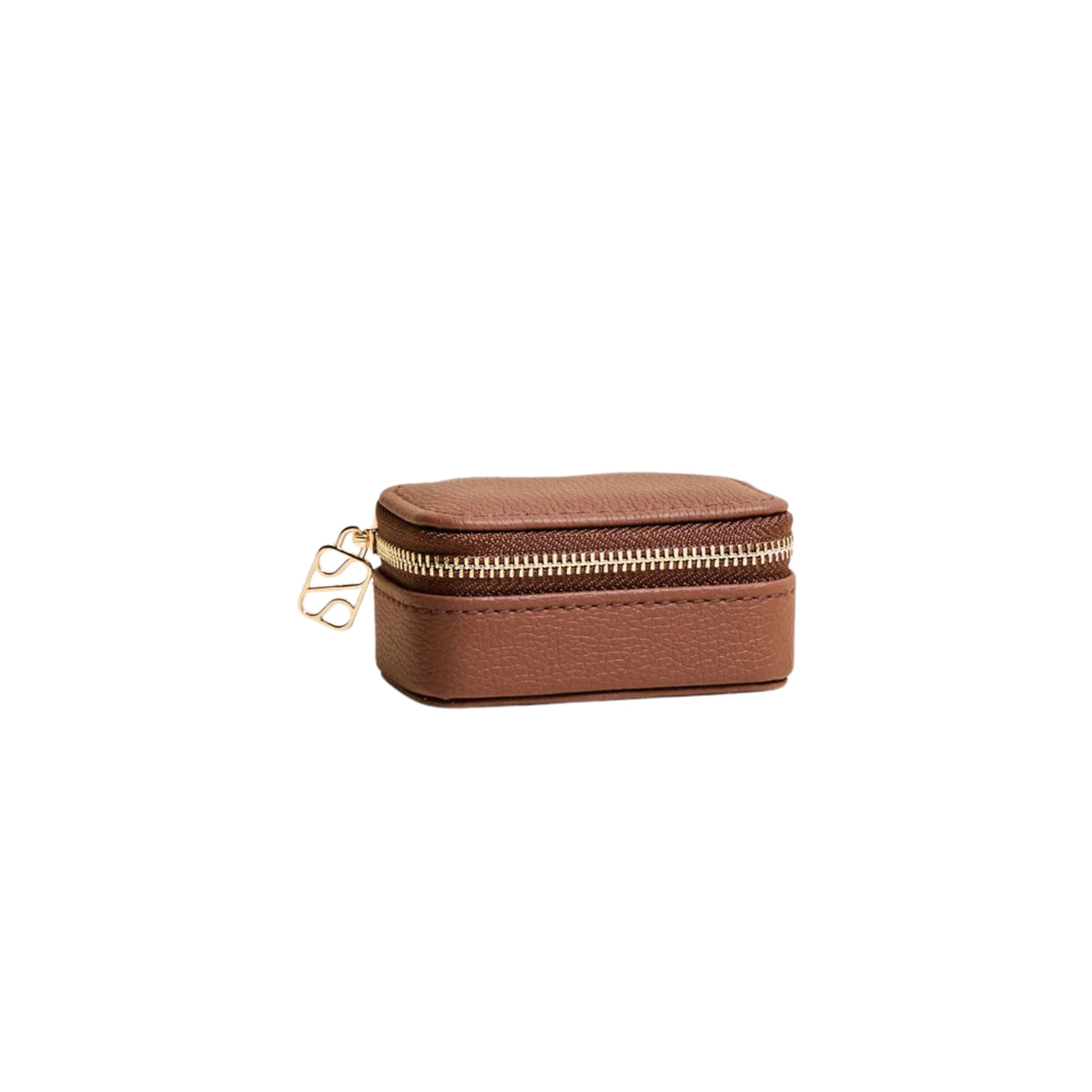 Marie Mini Leather Travel Jewelry Box
