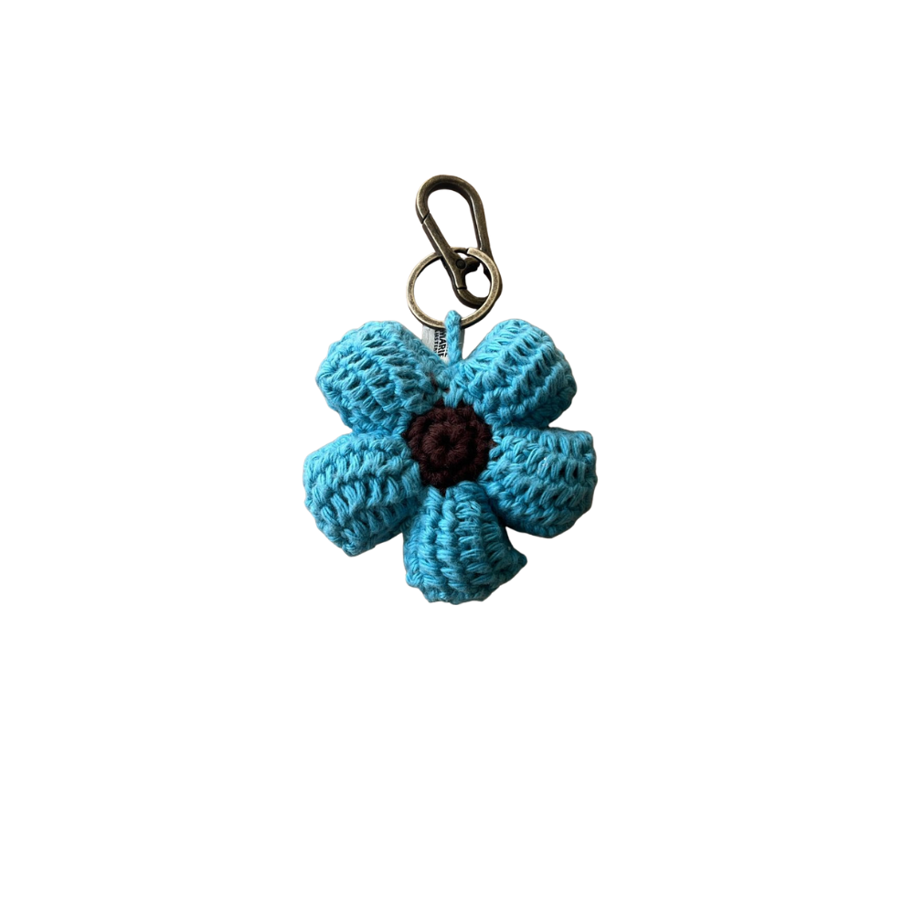 Crochet Bag Charm | Flower