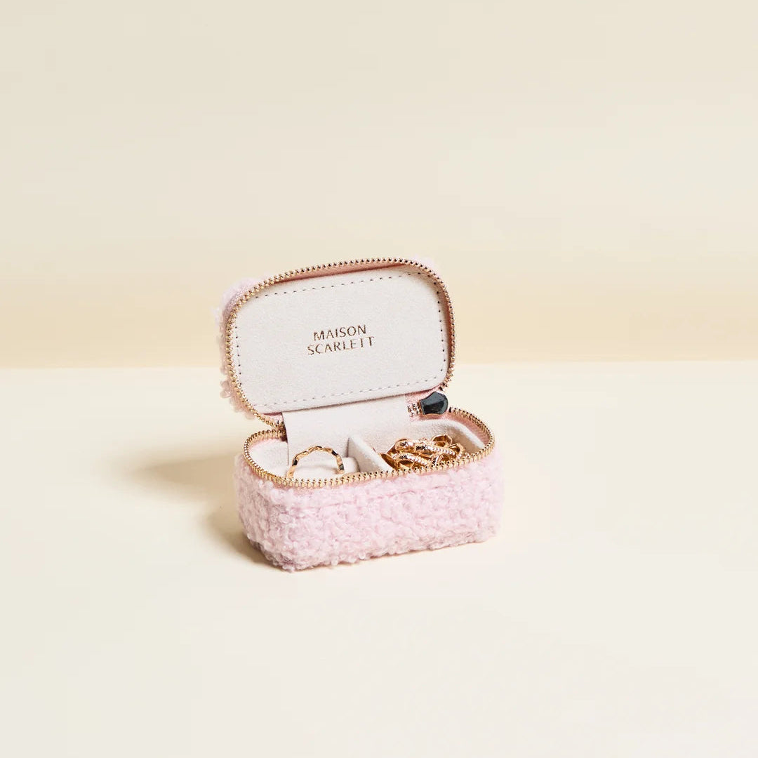 Marie Mini Teddy Travel Jewelry Box