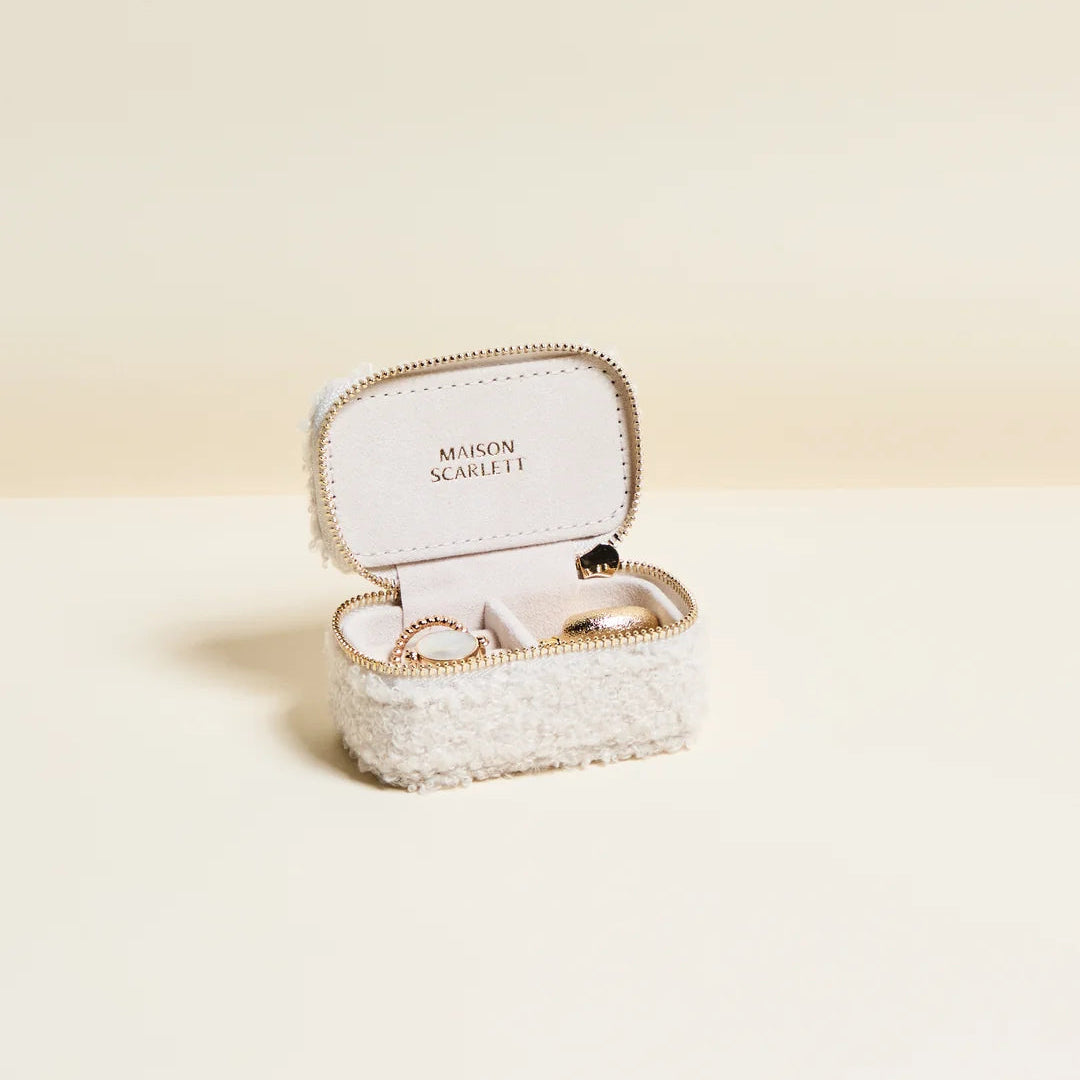 Marie Mini Teddy Travel Jewelry Box