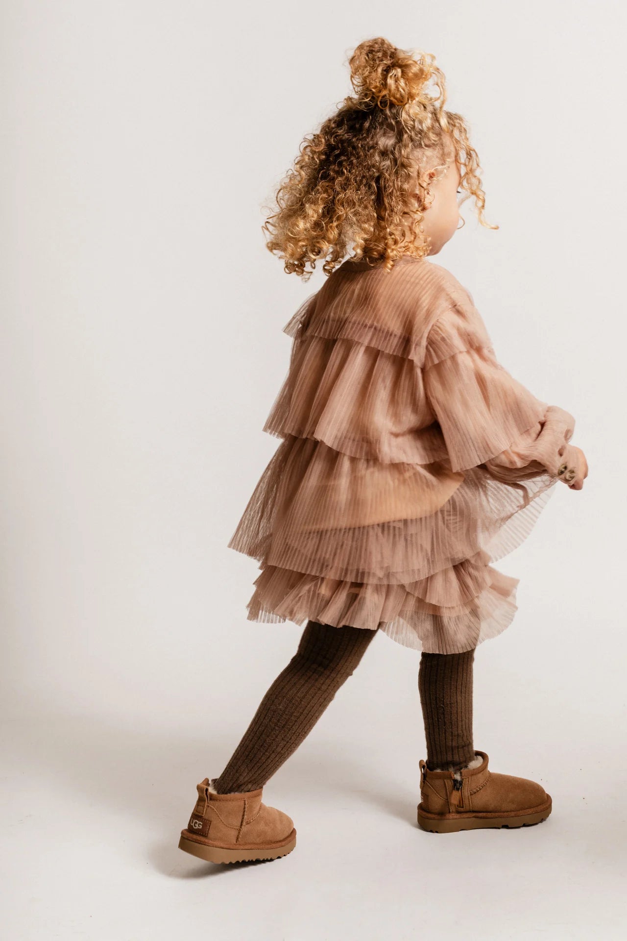 Novai Tulle Skirt | Sand Desert