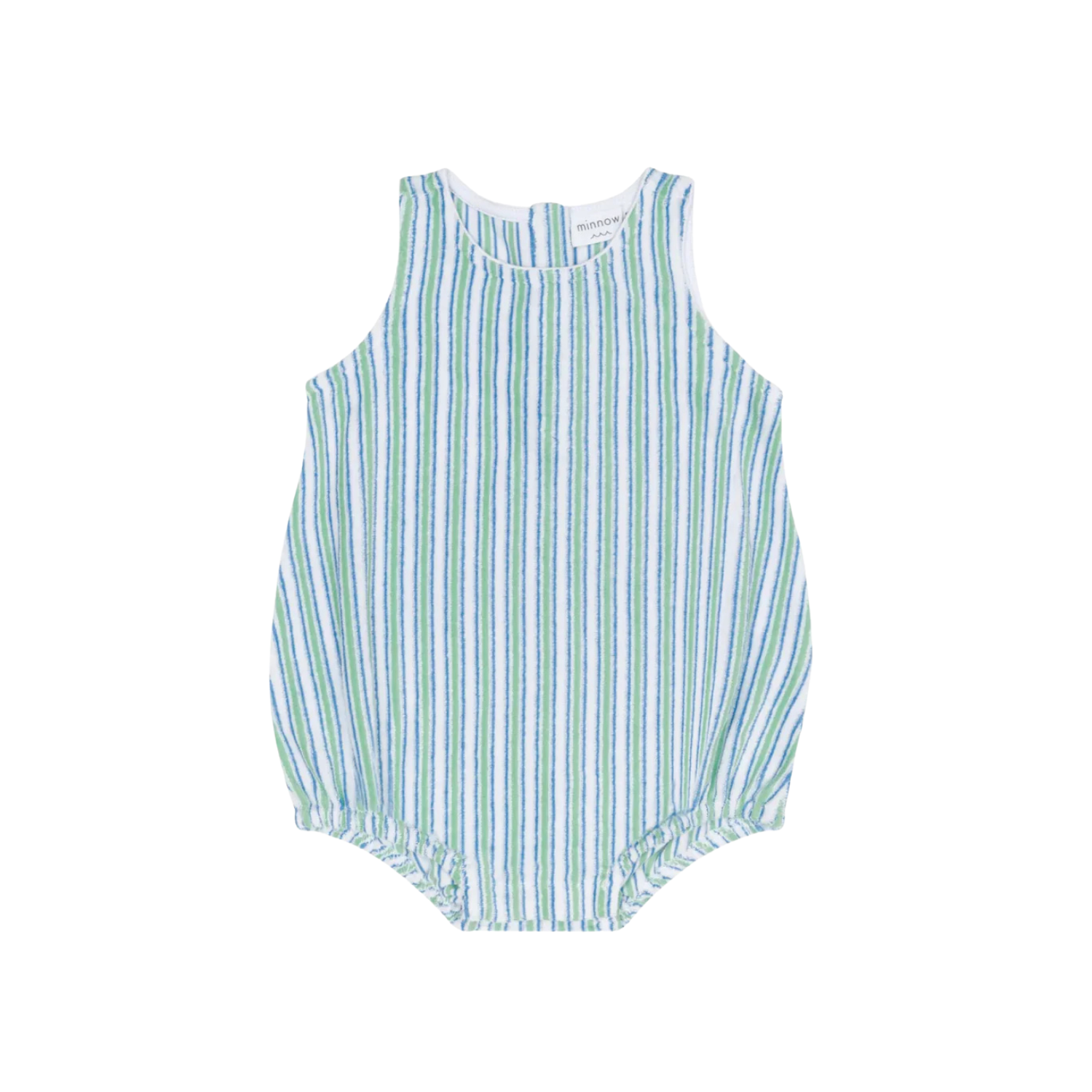 French Terry Romper | Tamarin Stripe