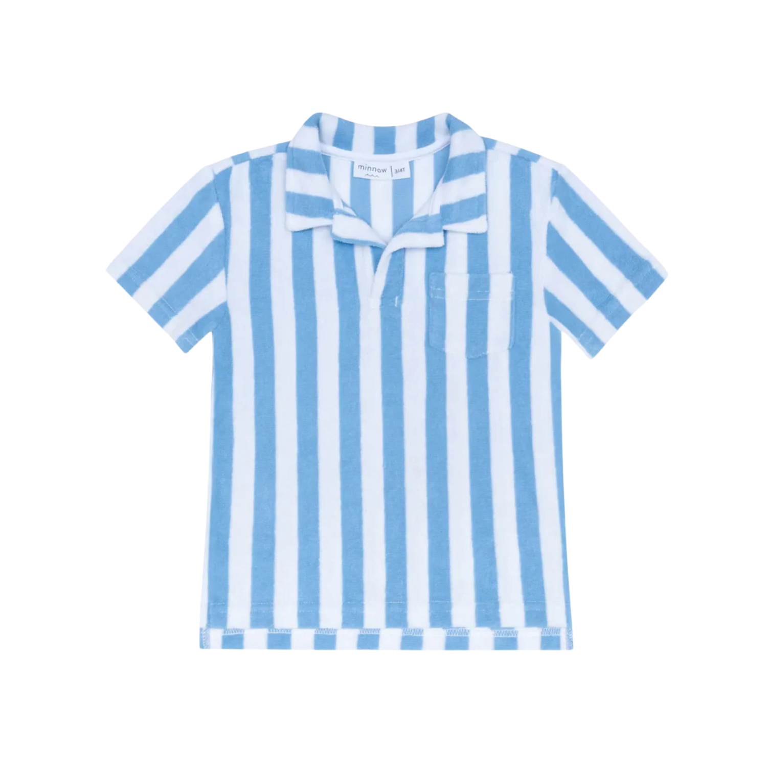 French Terry Polo | Bay Stripe