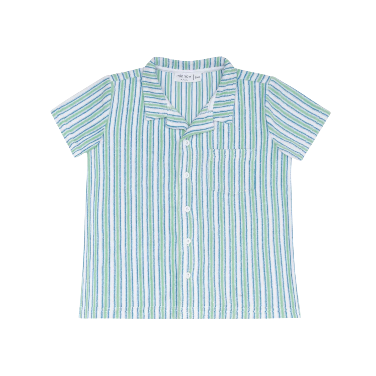 French Terry Shirt | Tamarin Stripe