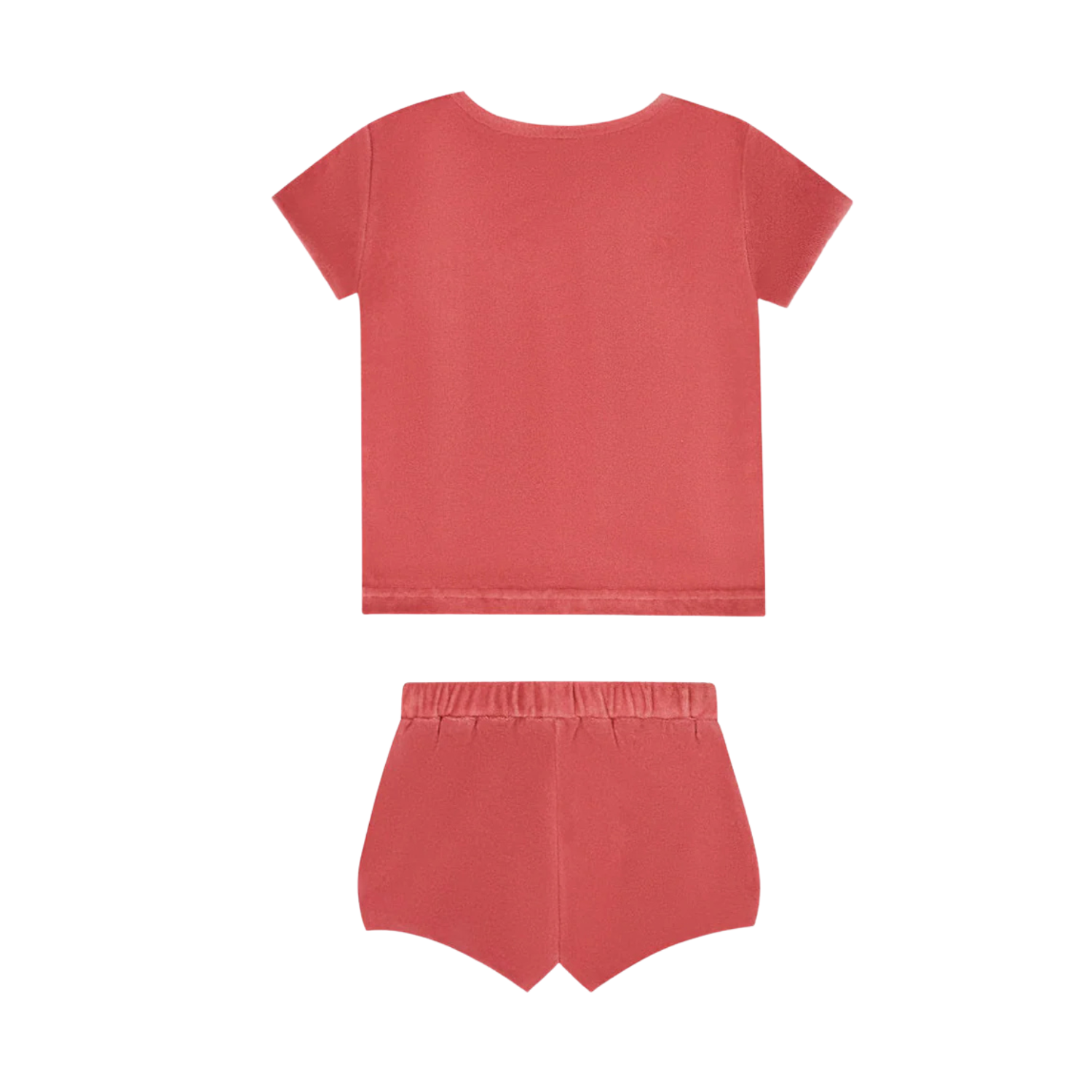 French Terry Bloomer Set | Sailor Red Seersucker