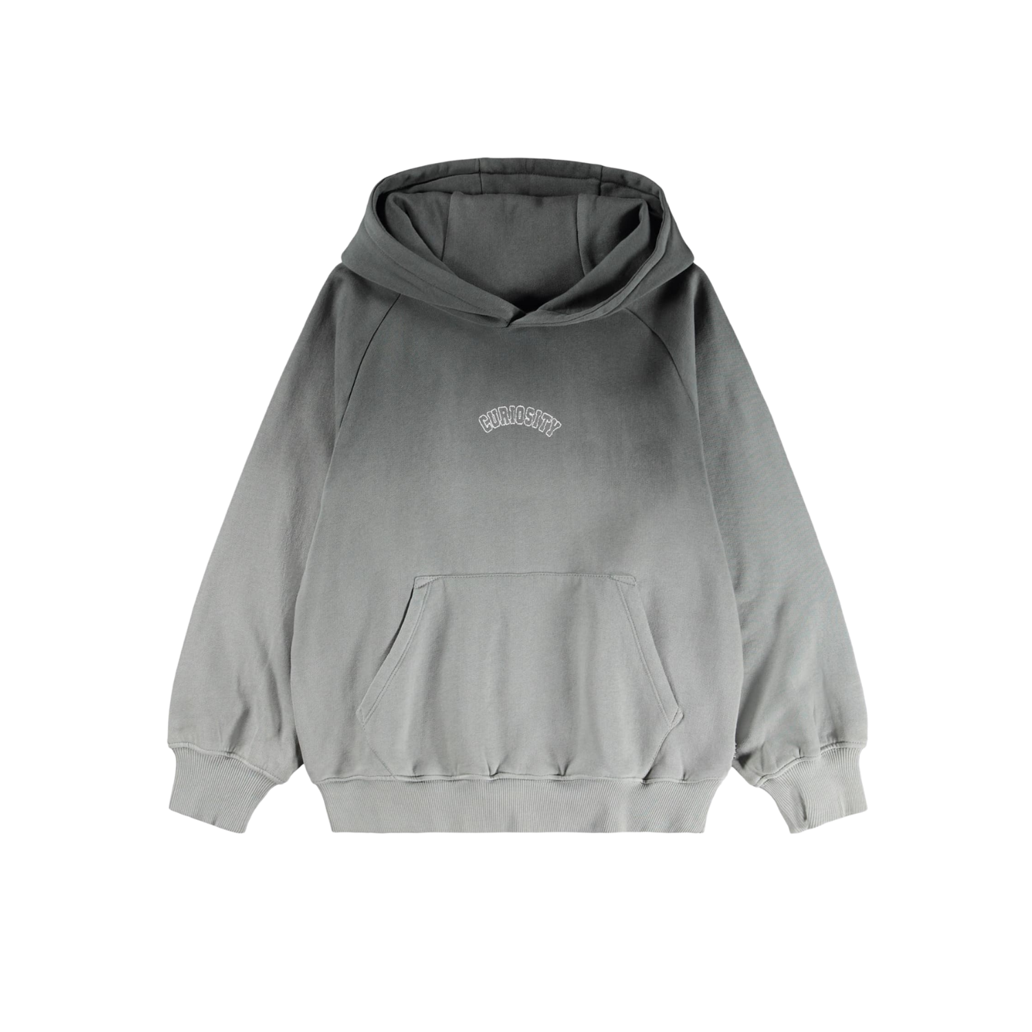 Mic Hoodie Set | Storm Grey Dip Dye