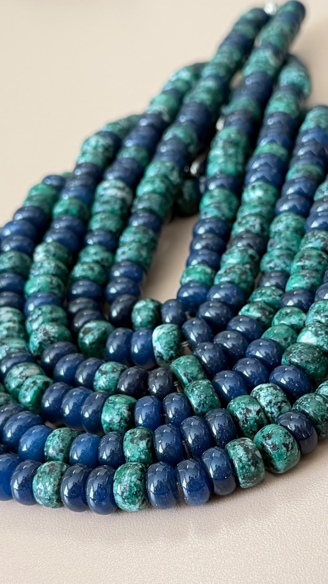 Semi Precious Necklace | Midnight Sea