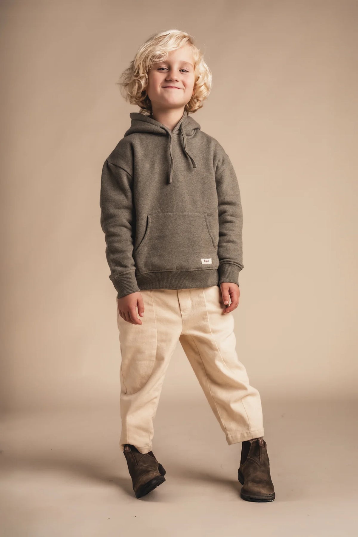 Moose Hooded Sweatshirt | Green agave