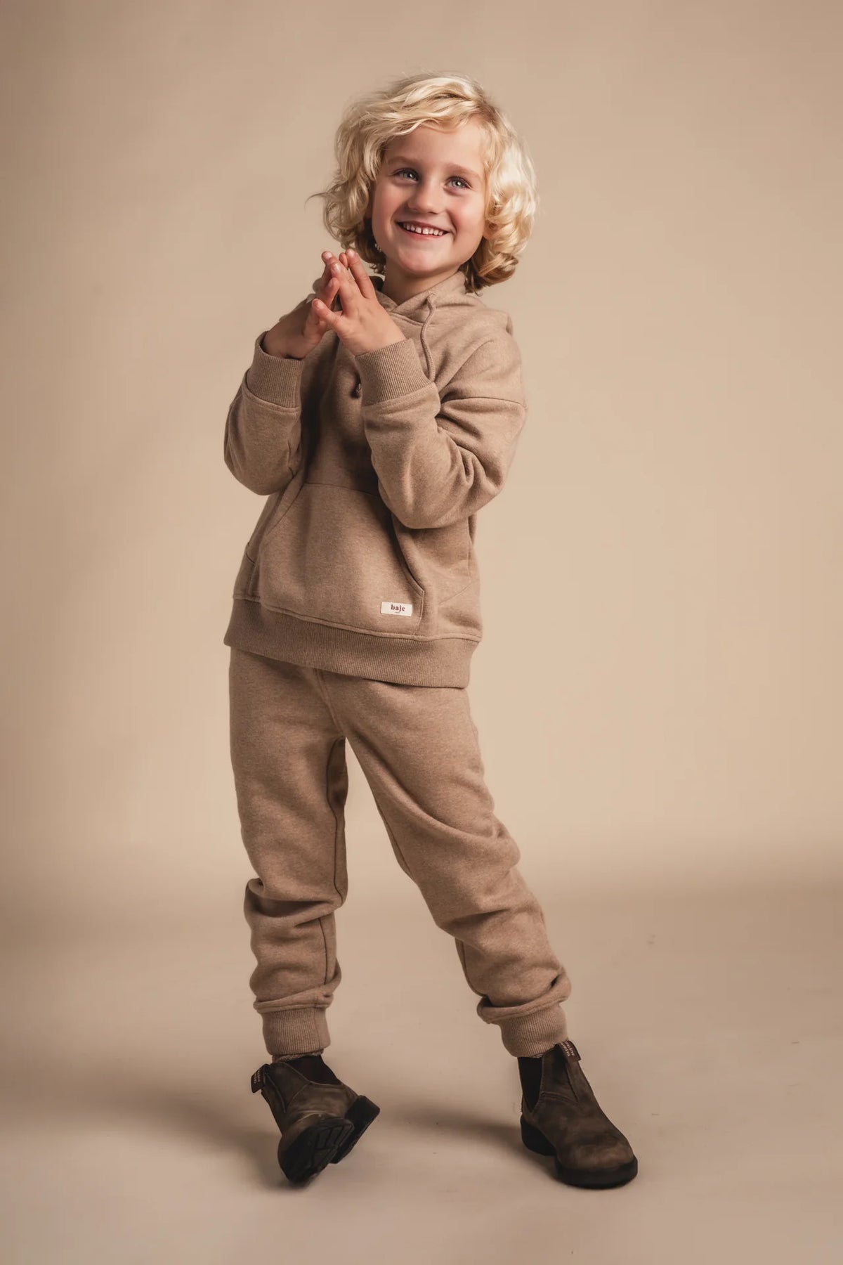 Moose Port Hoodie Set | Taupe