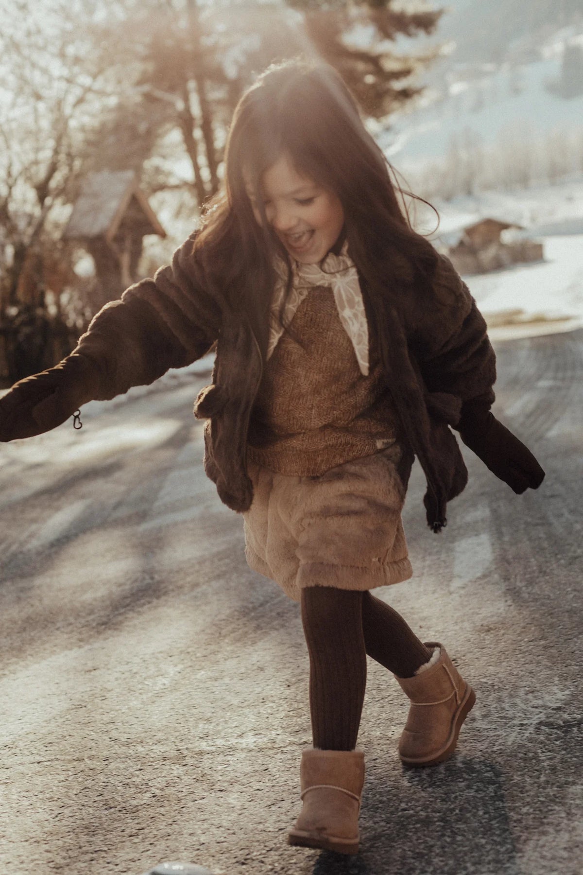 Morley Tights | Brown Cappuccino