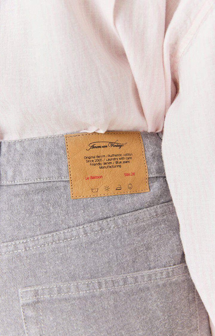 Womens Nafow Balloon Jeans | Brushed Grey