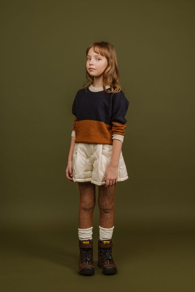 Nico Puffer Shorts | White