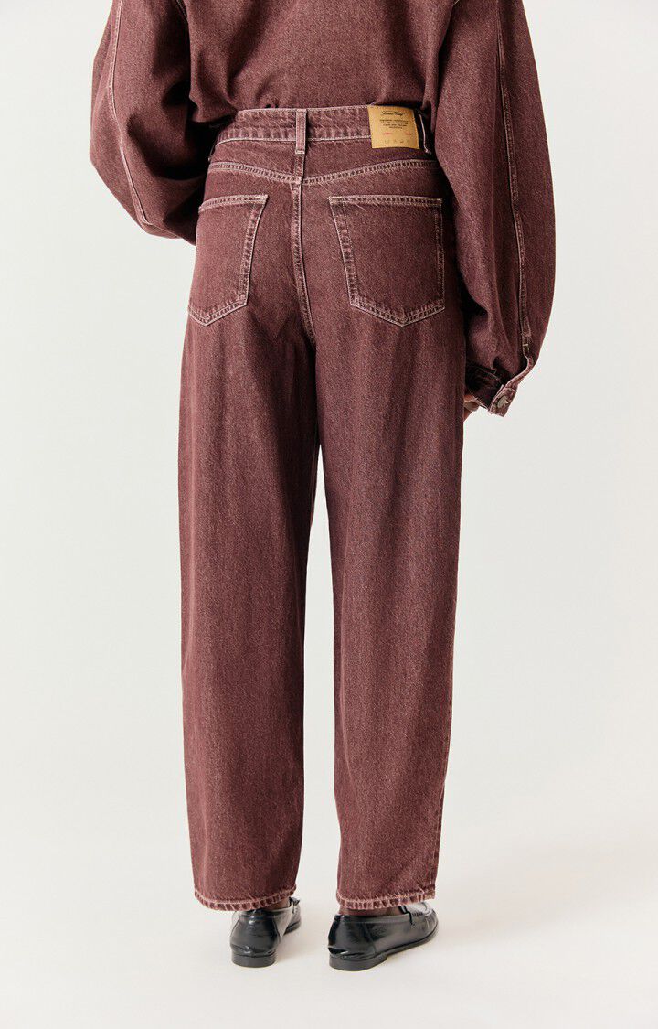 Womens Oshow Balloon Jeans | Grape