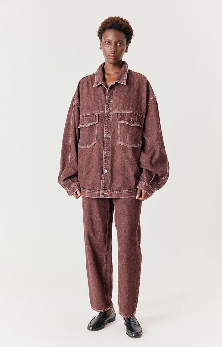 Womens Oshow Balloon Jeans | Grape