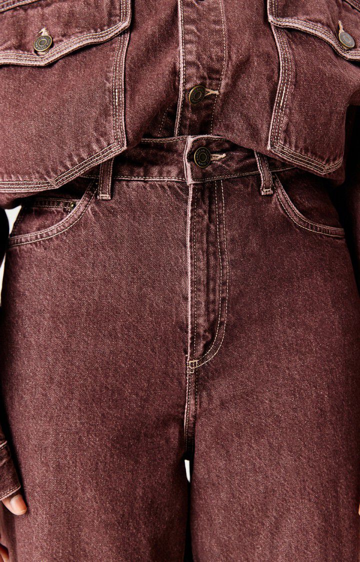 Womens Oshow Balloon Jeans | Grape