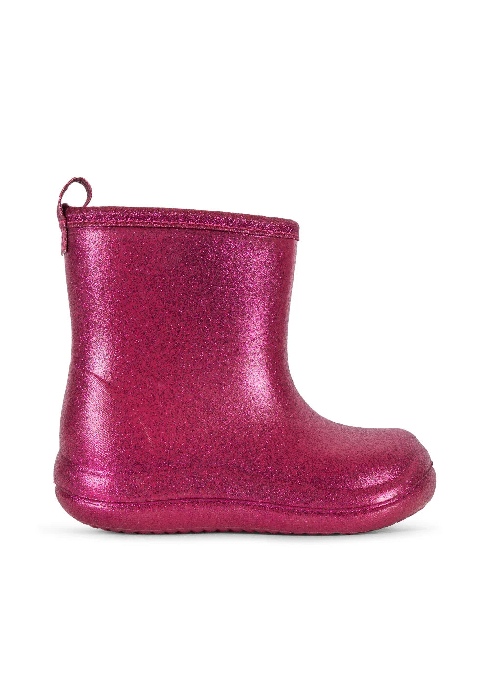 Luc Glitter Rain Boots | Sangria