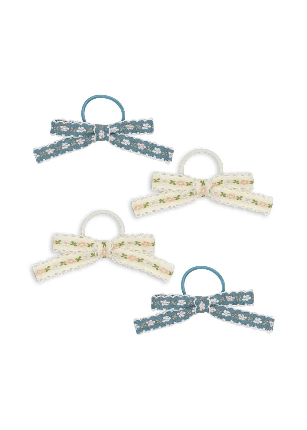 4 Pack Bow Hair Tie | Multi