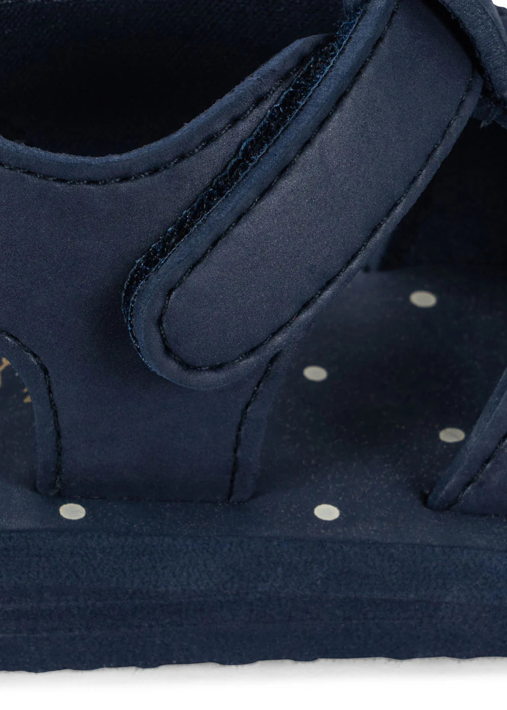 Sable Sandal | Navy Blazer