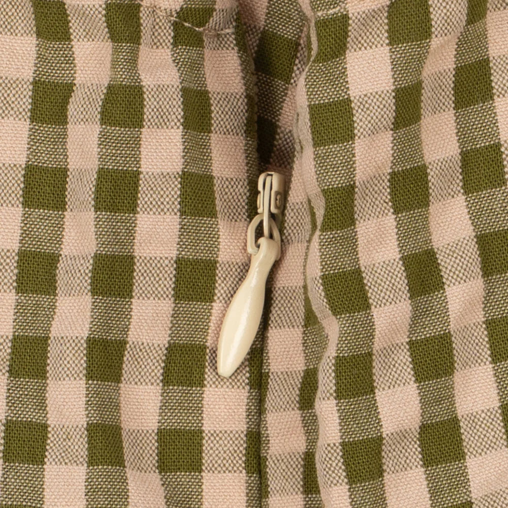 Kim Isotta Dress | Avocado Check