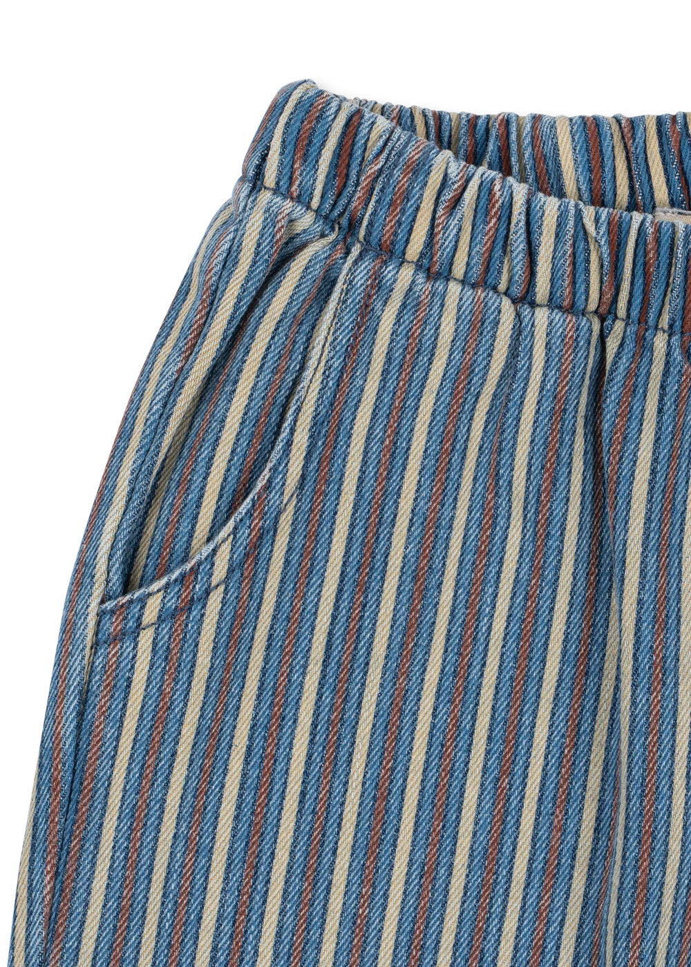 Magot Pants | Tricolore Bleu