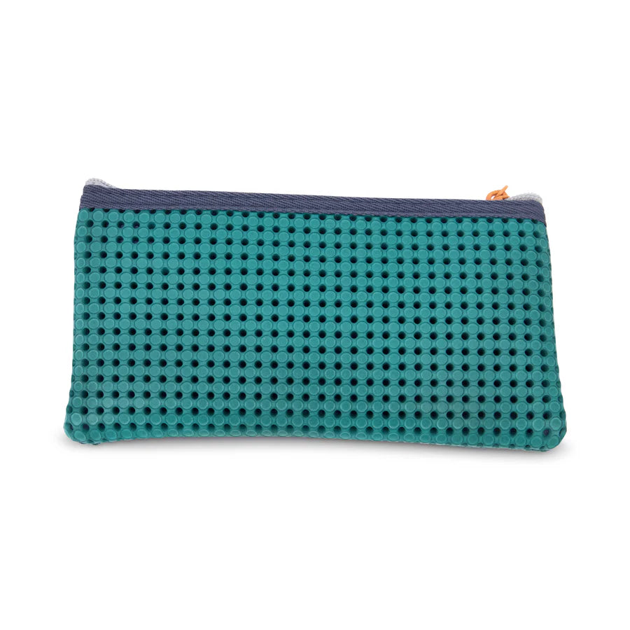 Flat Pencil Pouch | Multi Green