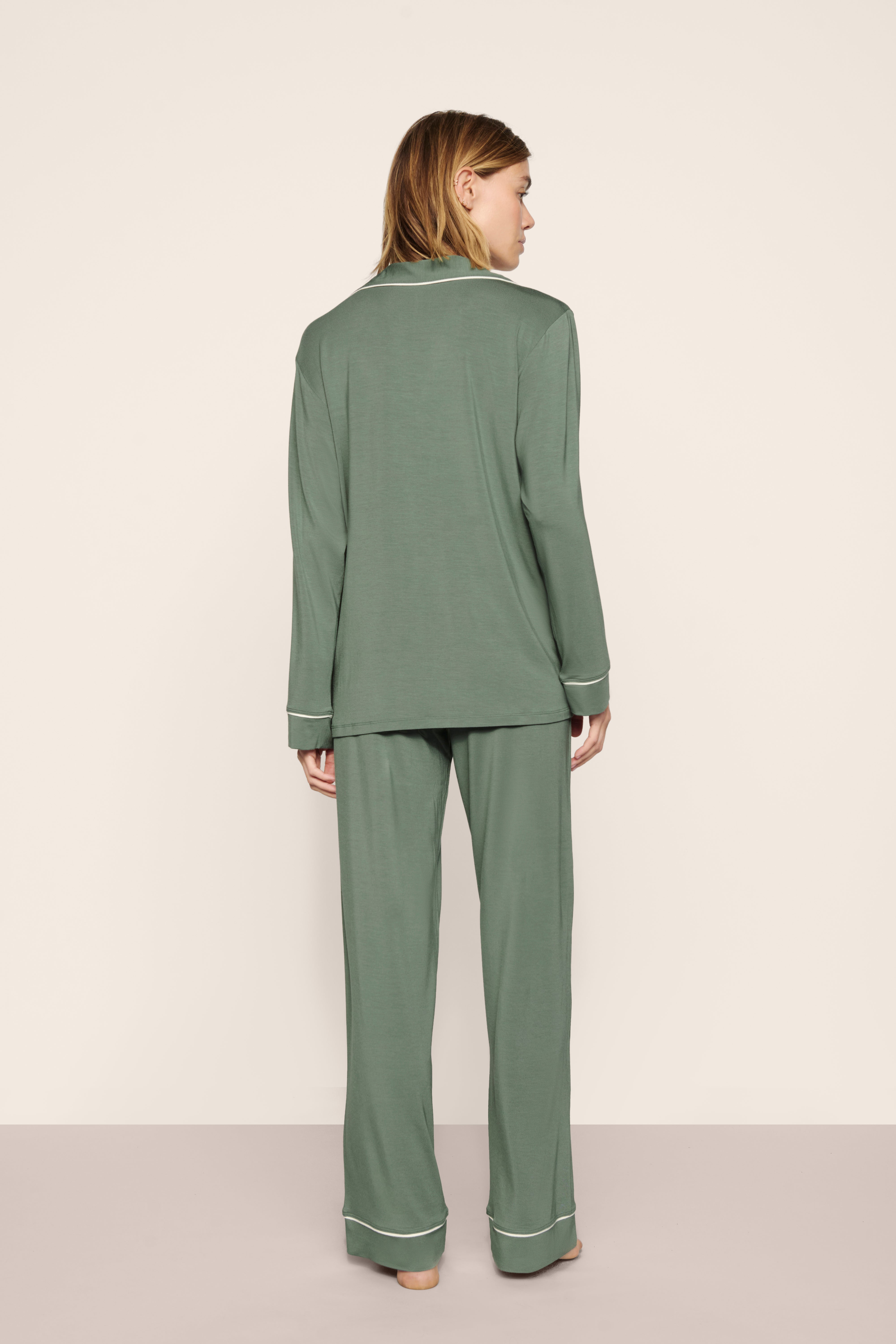 Womens Gisele Long PJ Set | Desert Sage
