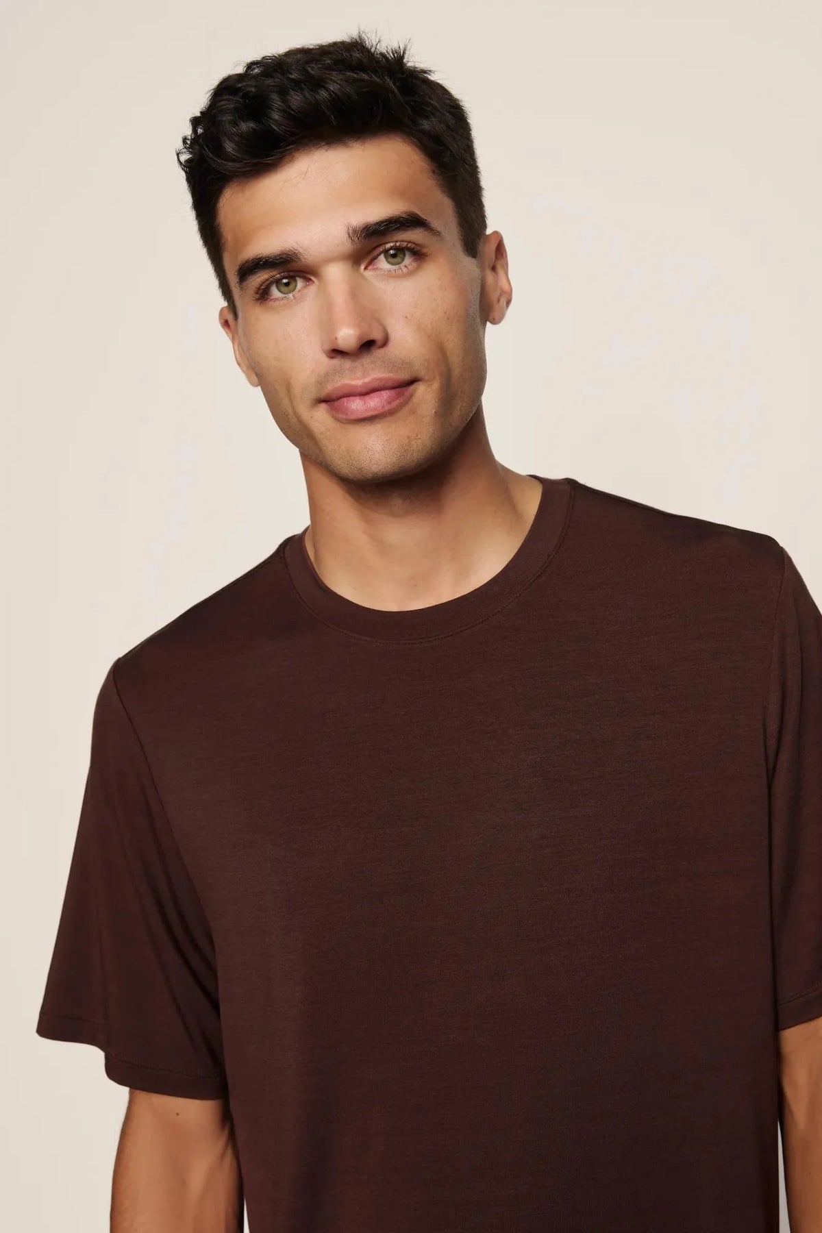Mens Henry Short PJ Set | Chocolate