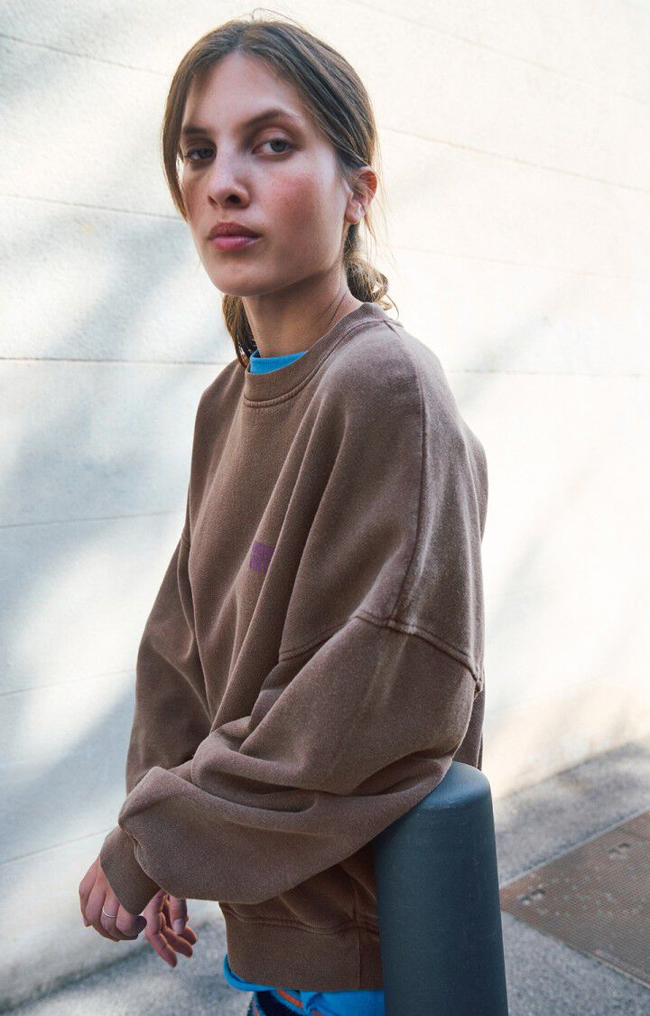 Plizzy Womens Sweatshirt | Vintage Chestnut