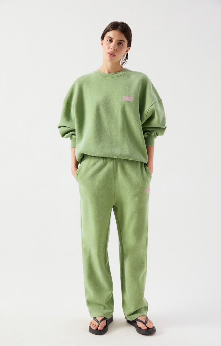 Plizzy Womens Joggers  | Vintage Lemongrass