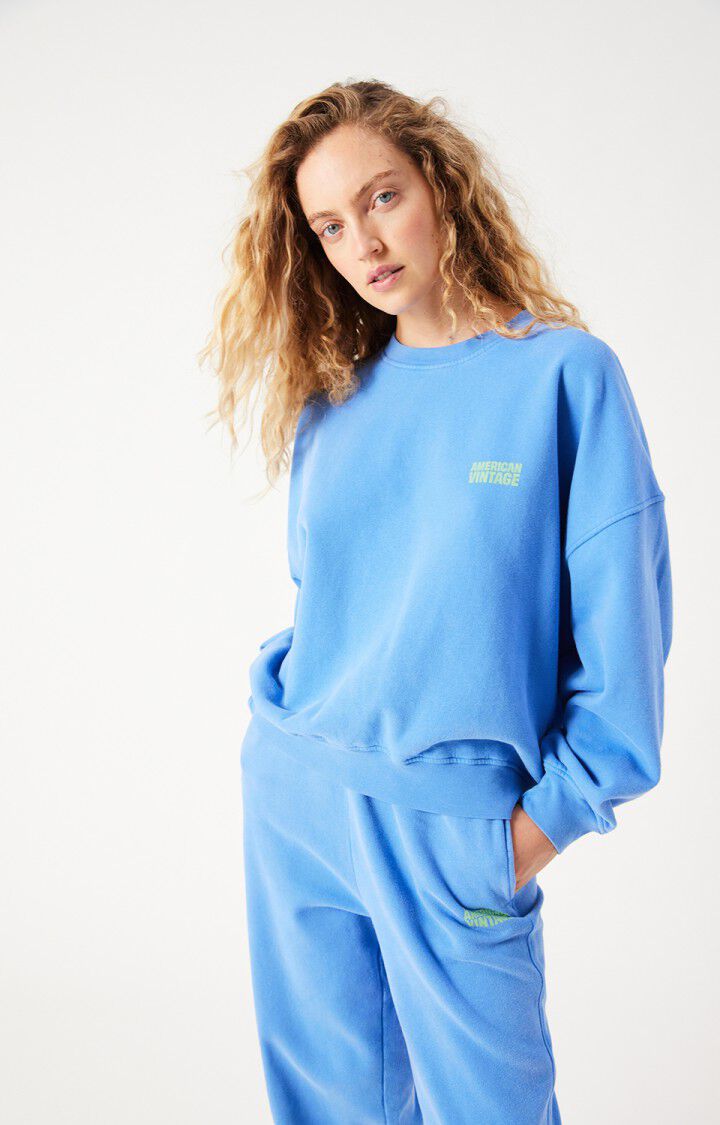 Womens Plizzy Sweatshirt | Vintage Nautical Blue