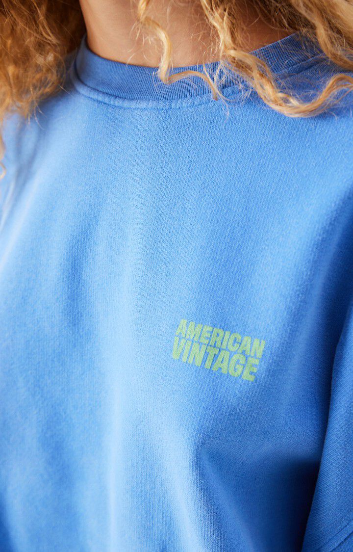 Womens Plizzy Sweatshirt | Vintage Nautical Blue