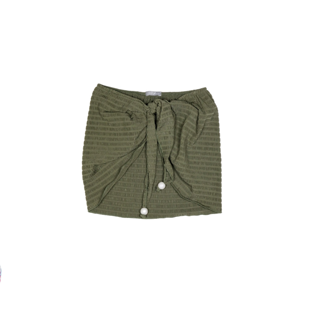 Pareo Wrap Skirt | Olive