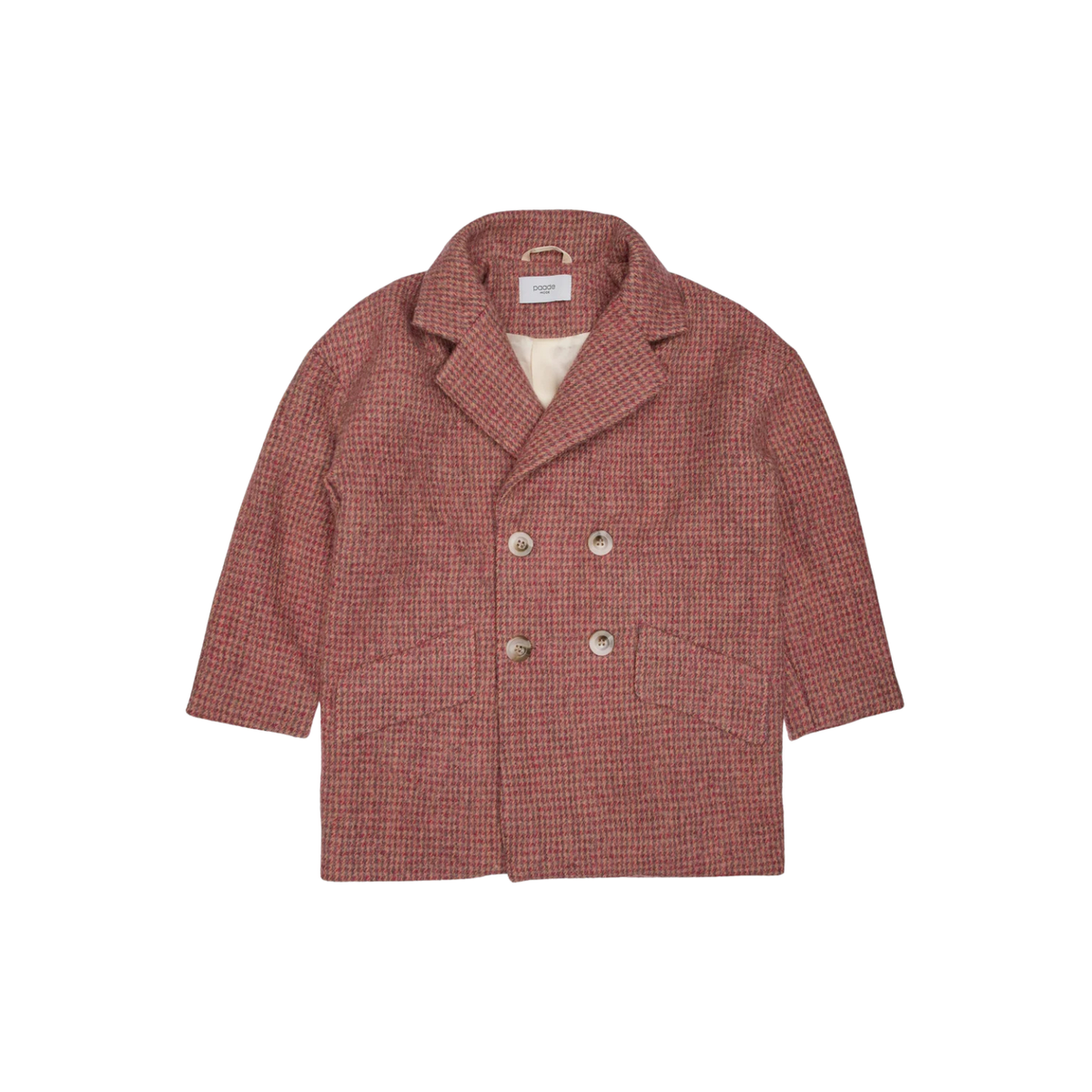 Chloe Wool Oversized Coat | Pink