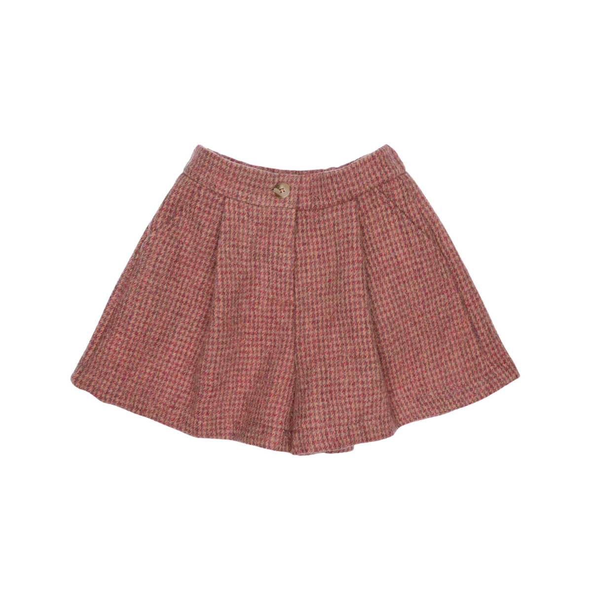 Chloe Wool Shorts | Pink