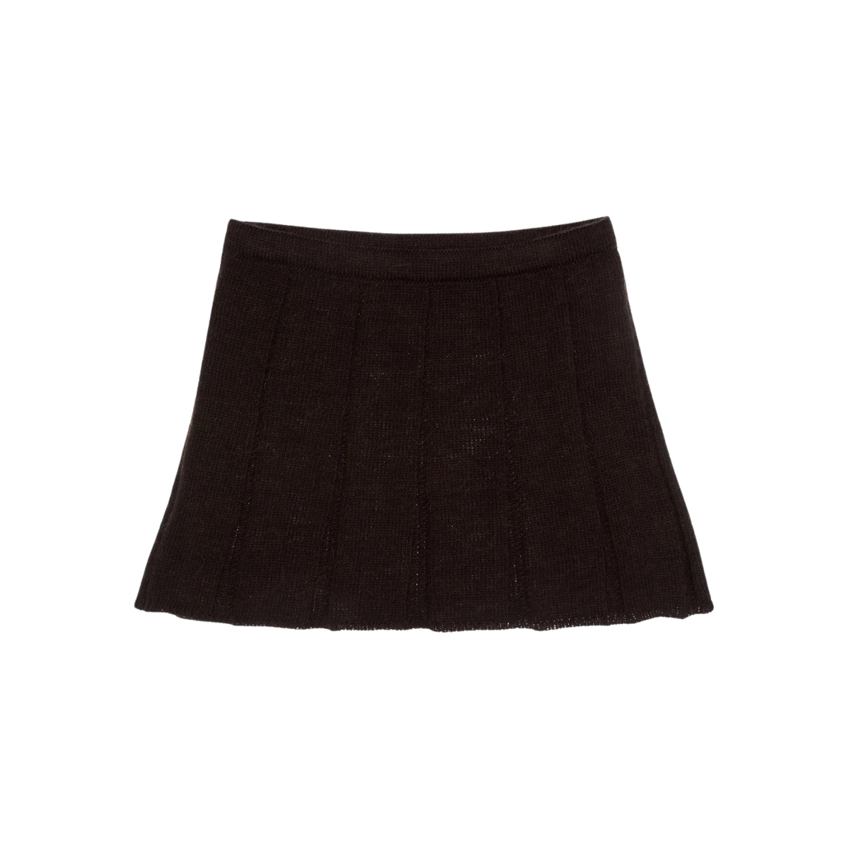 Phoenix Wool Mini Skirt | Brown