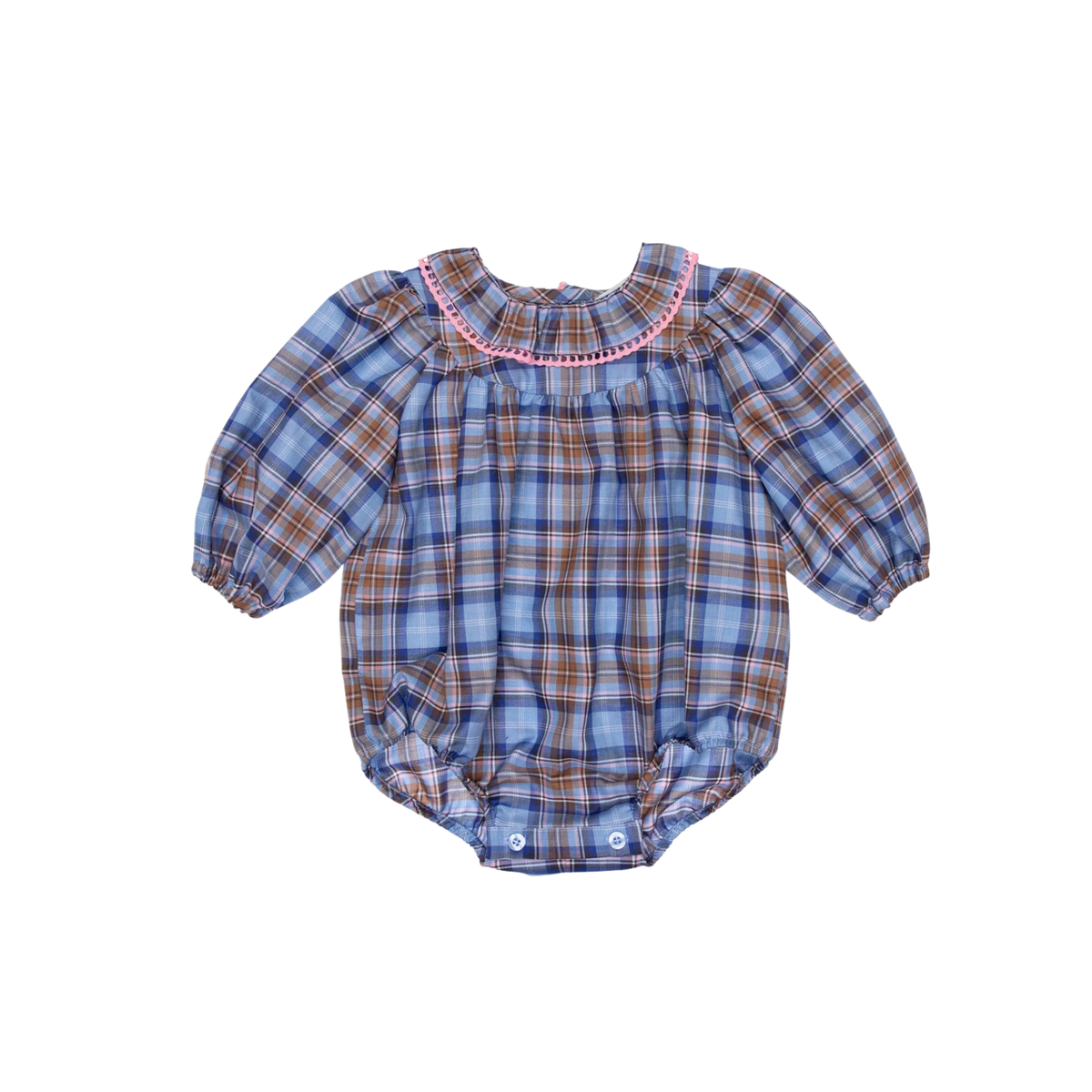 Willow Cotton Romper | Blue
