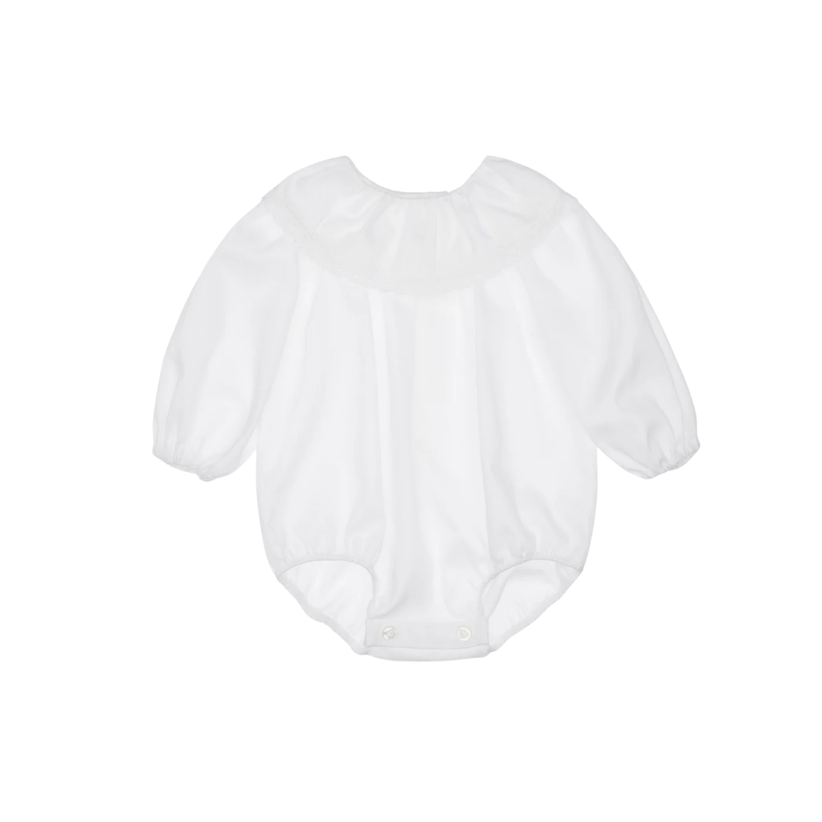 Blair Cotton Romper | White