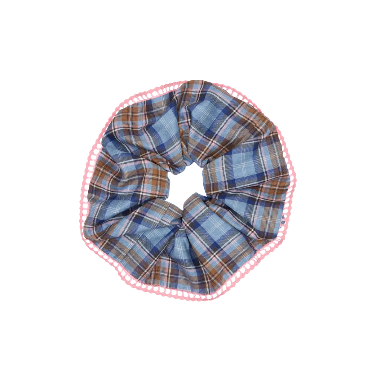 Willow Cotton Scrunchy | Blue