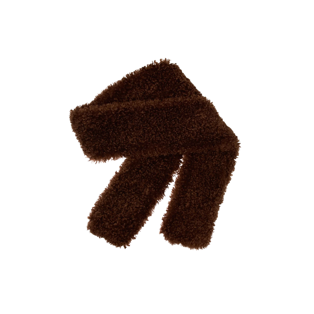 Pooh Faux Fur Scarf | Brown